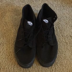 VANS Men’s All Black High Top Size 10